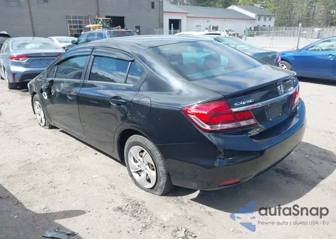 2014 Honda Civic Lx из США, поврежденный, VIN 19XFB2F52EE213047